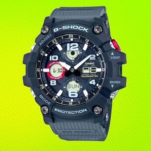 Casio G-shock GSG-100-1A8DR Master of G Series MUDMASTER Solar Gray Band.